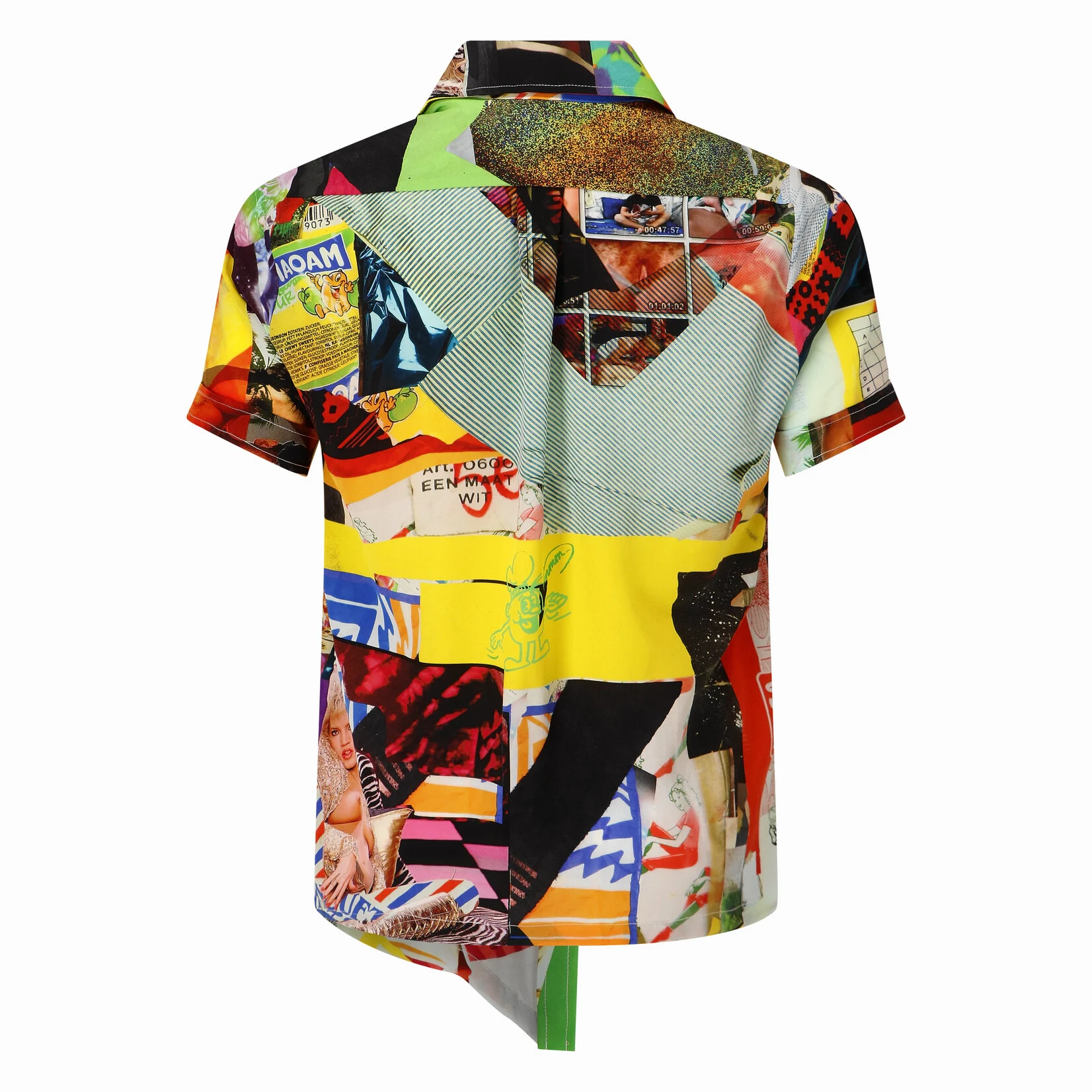 Jean-Paul Lespagnard (P)leasure chemise soie collage unique
