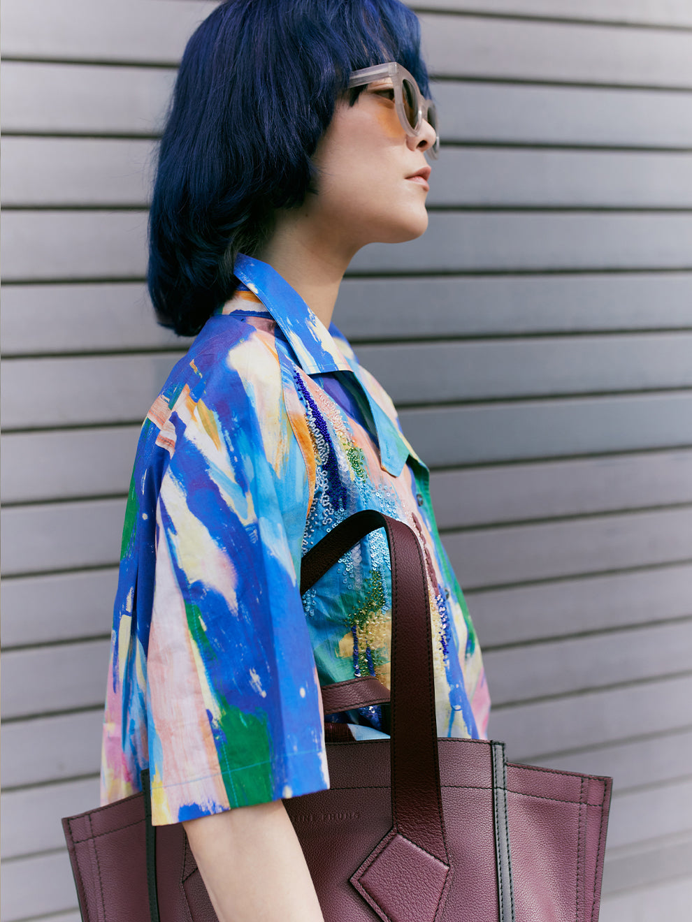 Christine Phung Robe Delta brodée main coton bio