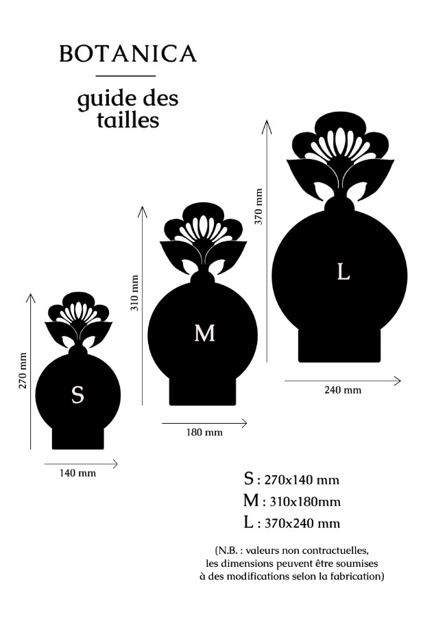Kim Jude Botanica Margareta lampe fleur laiton leds