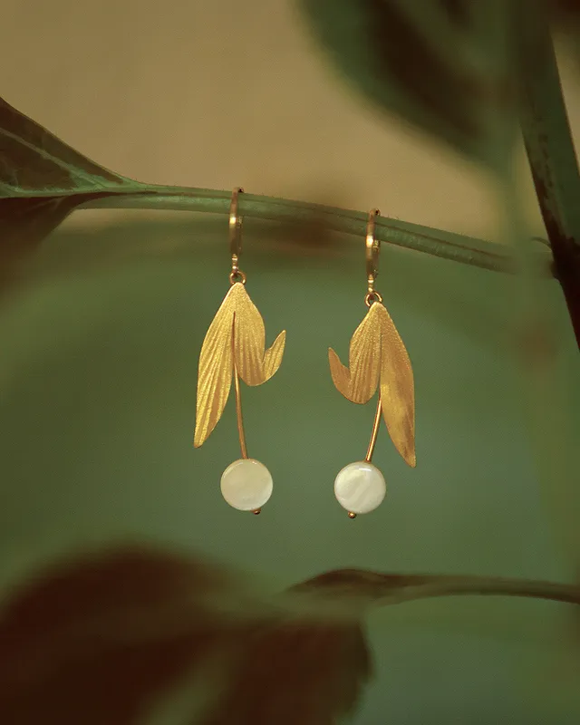 KIM JUDE Coton boucles d’oreilles légères