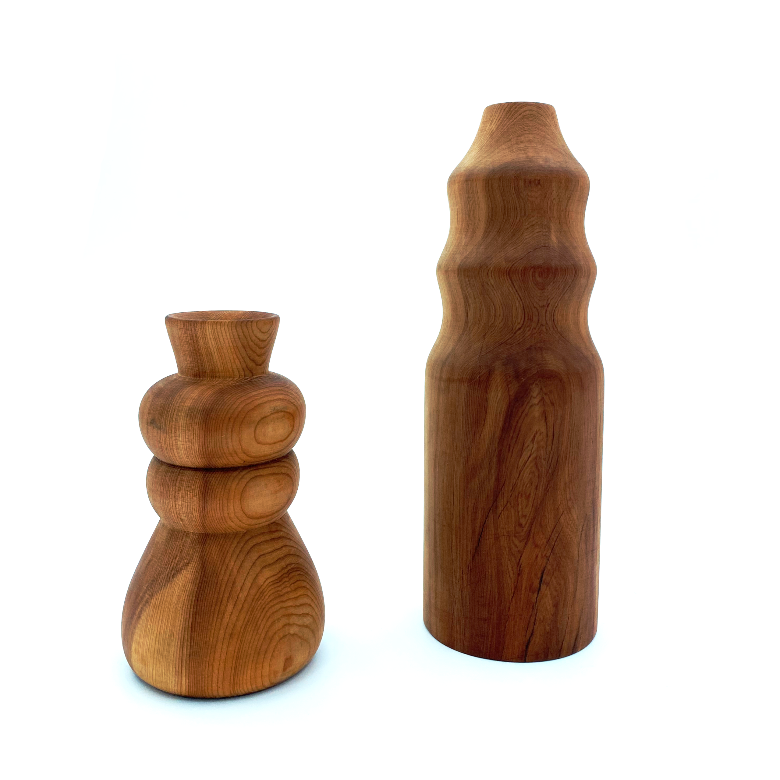 Jean-Paul Lespagnard Wood Object #1 vase bois cèdre