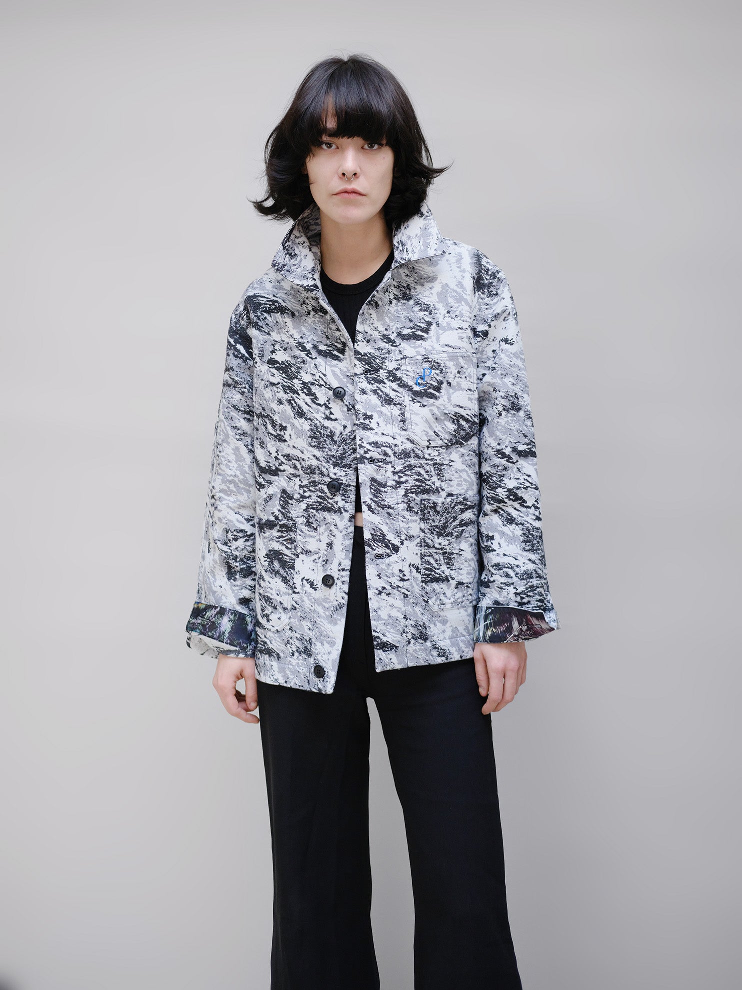 Christine Phung Veste Zebra jacquard veste femme édition limitée