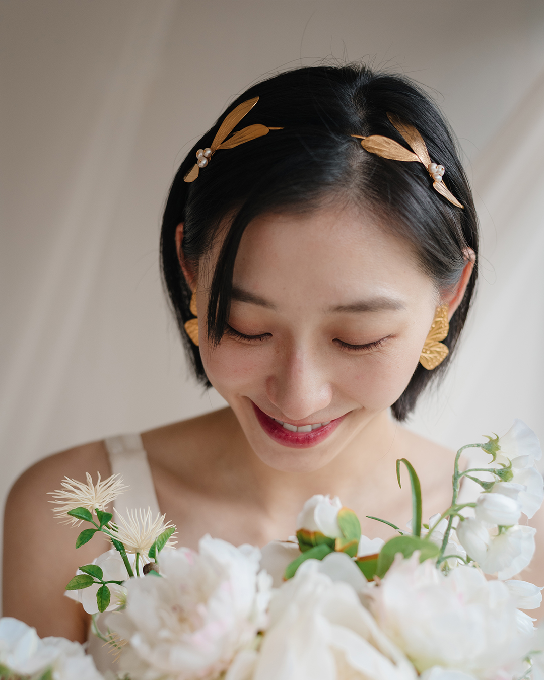 KIM JUDE Gui diadème bijou cheveux mariée