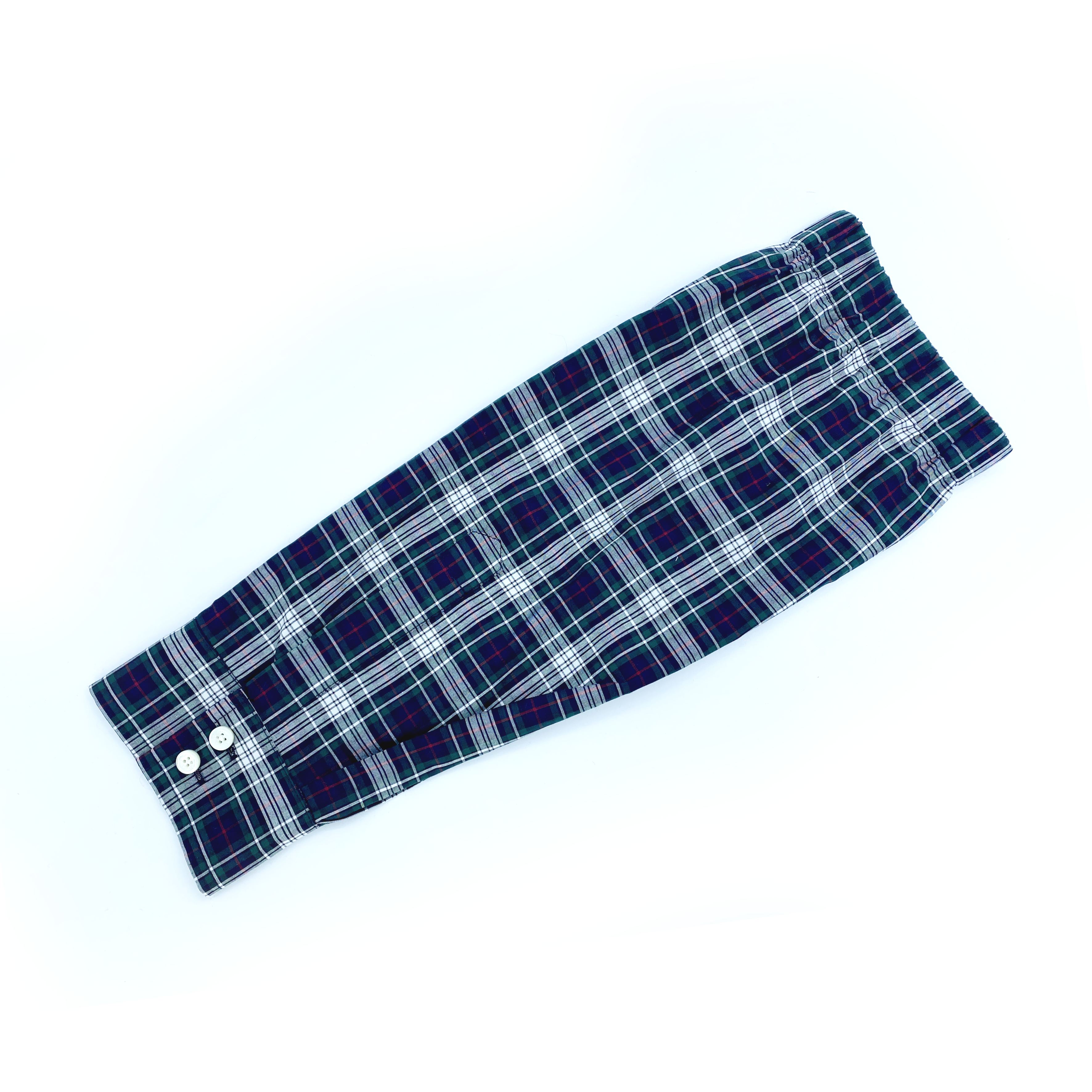 Jean-Paul Lespagnard Shirts Paire de manches carreaux écossais
