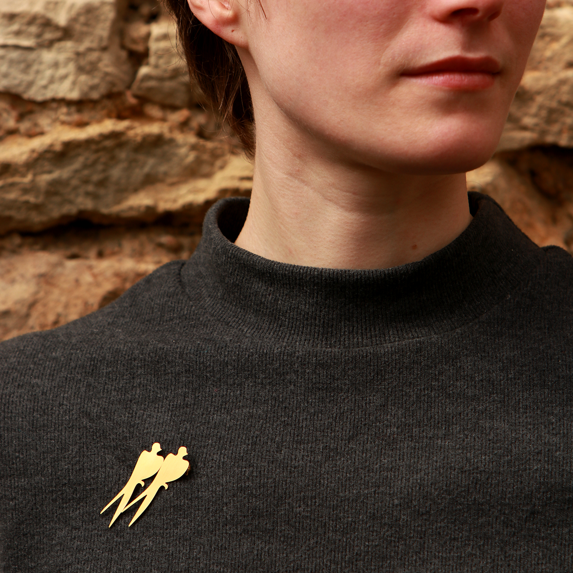 KIM JUDE Demoiselles broche insecte ANIMA