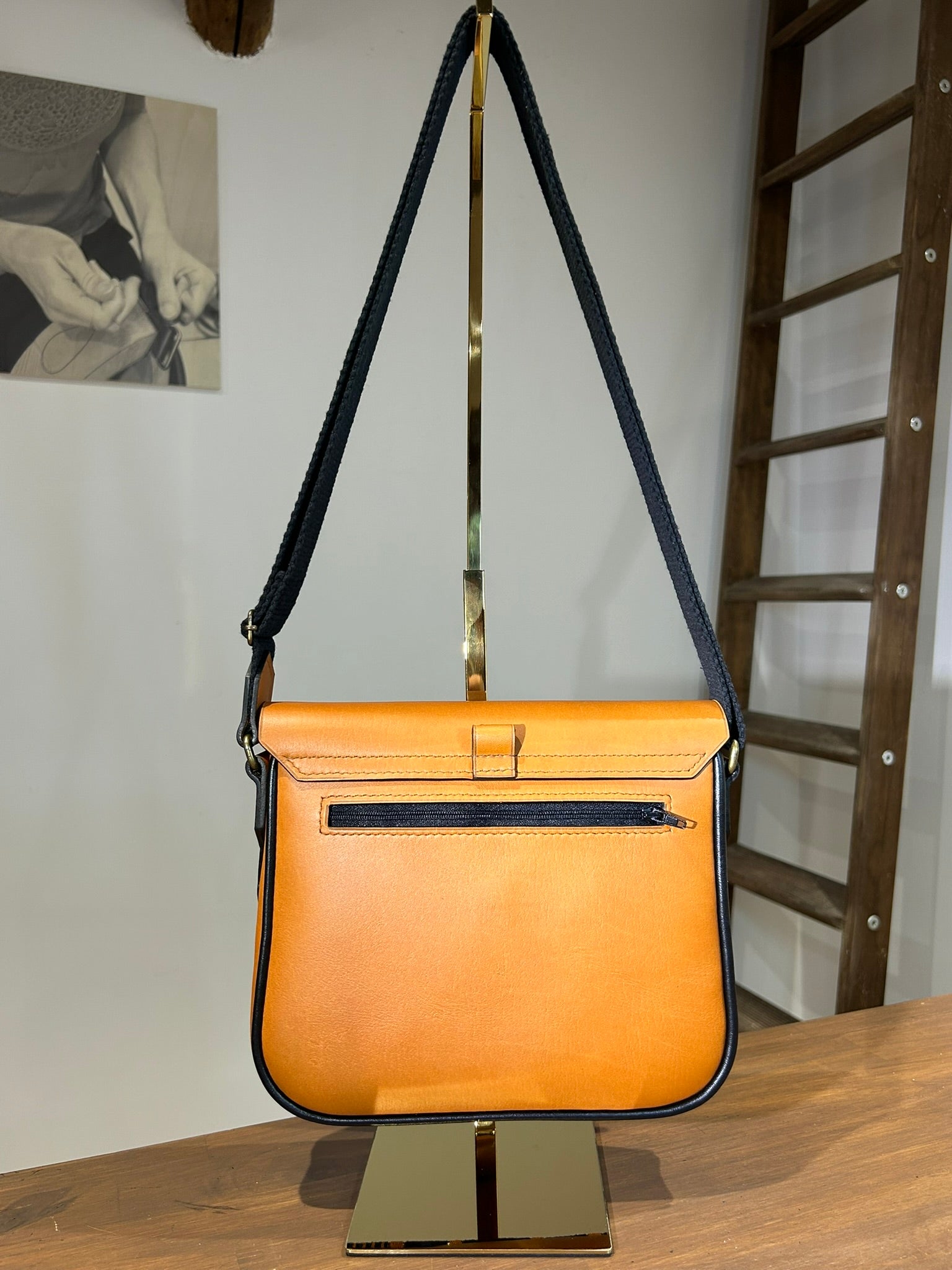 La Bagagerie Victorine Faso sac bandoulière cuir 20x25cm