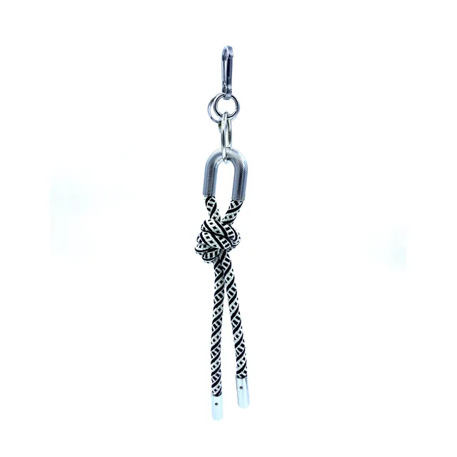 JeanPaul Lespagnard Jewelry Climber Knot porte-clés blanc