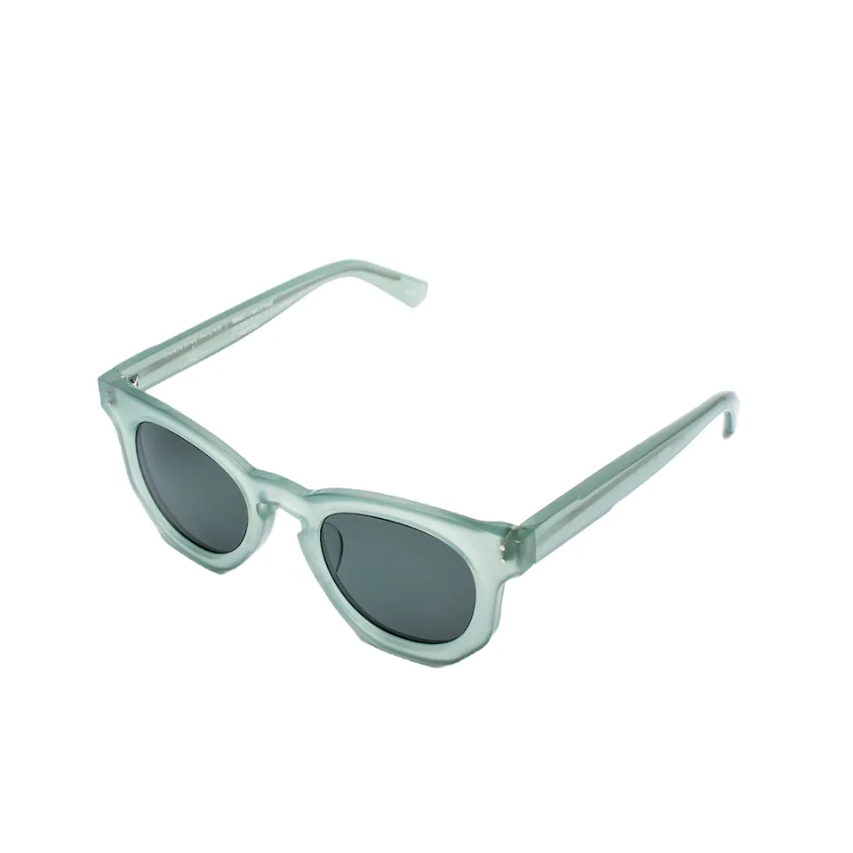 Christine Phung CP x Lassalle lunettes de soleil turquoise