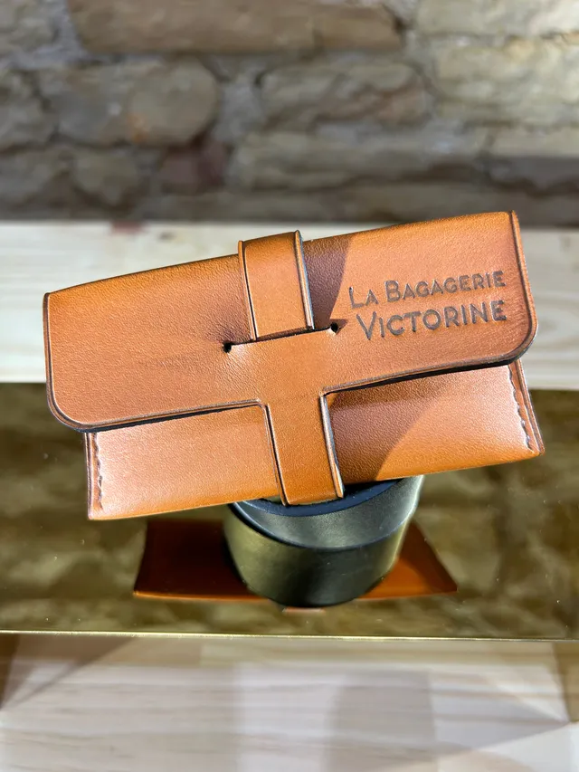 La Bagagerie Victorine Le Lien Élégant porte-cartes cuir