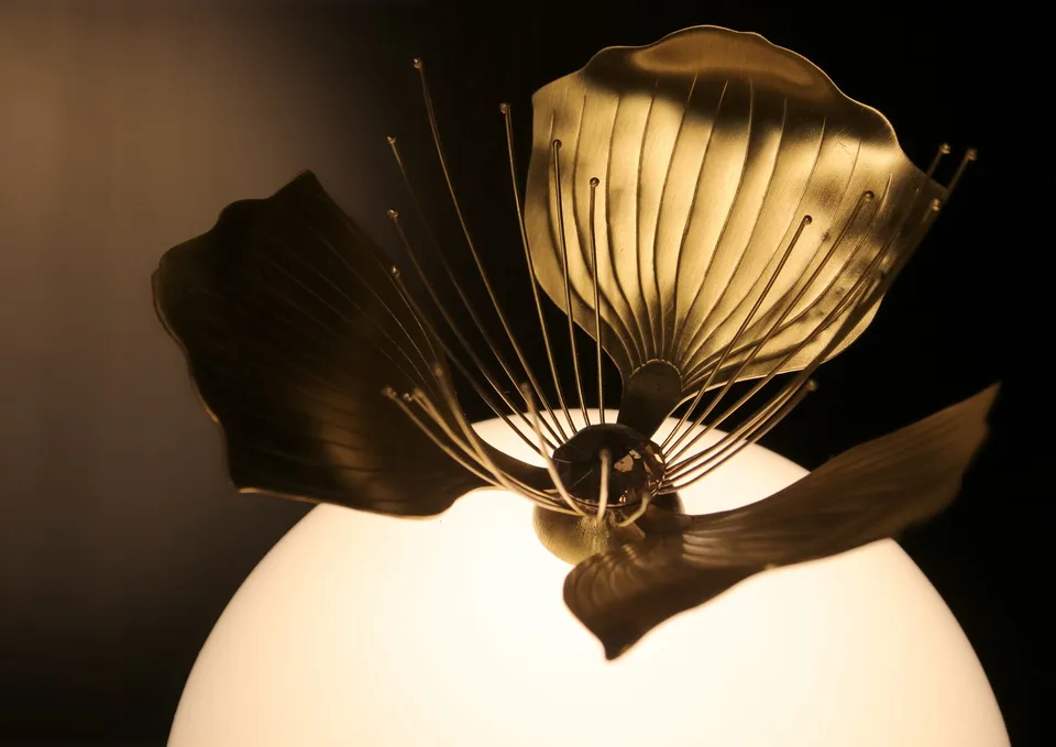 KIM JUDE Lumières Botanica Capparisa lampe verre
