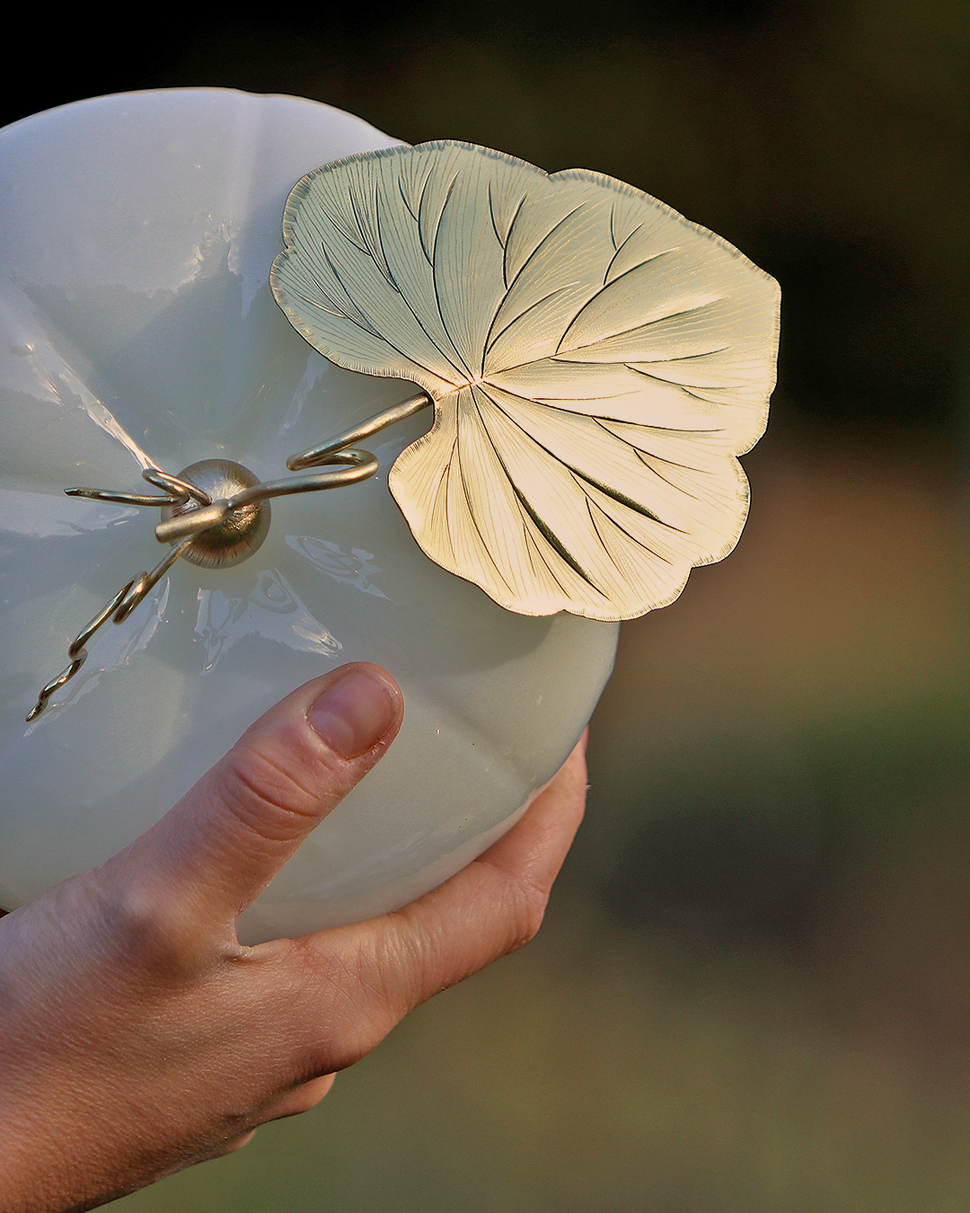 KIM JUDE Botanica Péponida lampe verre série limitée