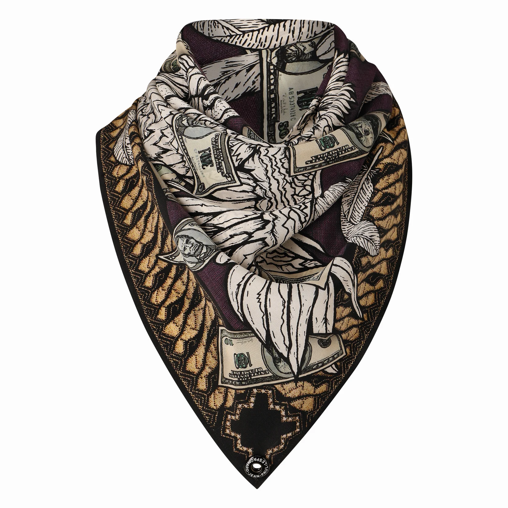 Jean-Paul Lespagnard Classic foulard Cock Fight taille classic