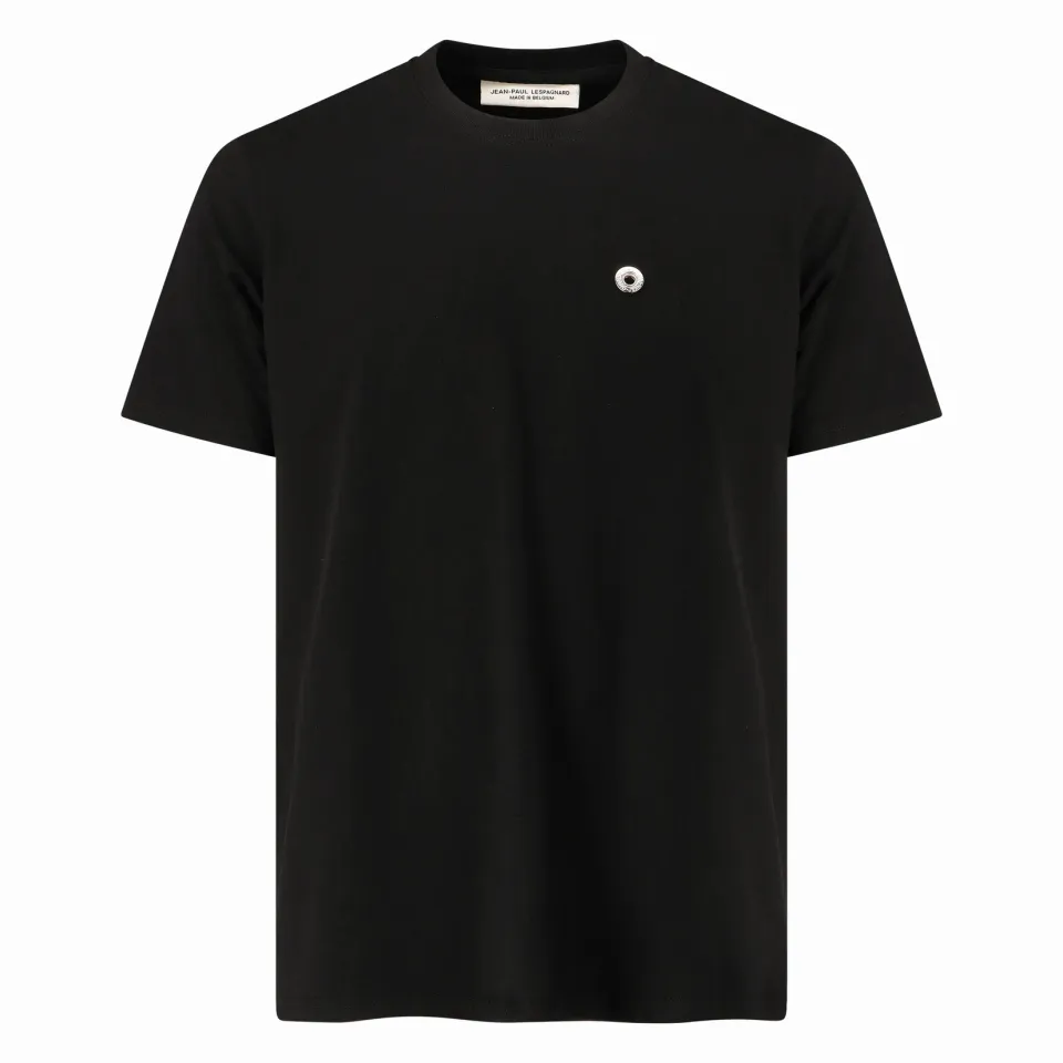 Jean-Paul Lespagnard Tee-Shirts T-shirt noir imprimé