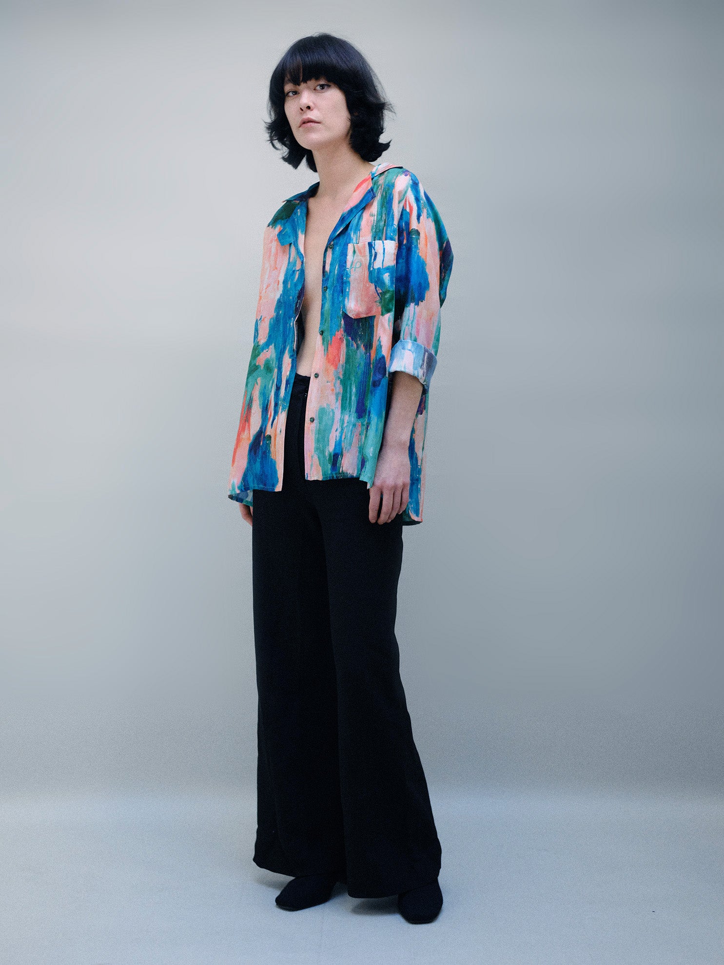 Christine Phung Alpha Aura chemise soie twill édition limitée