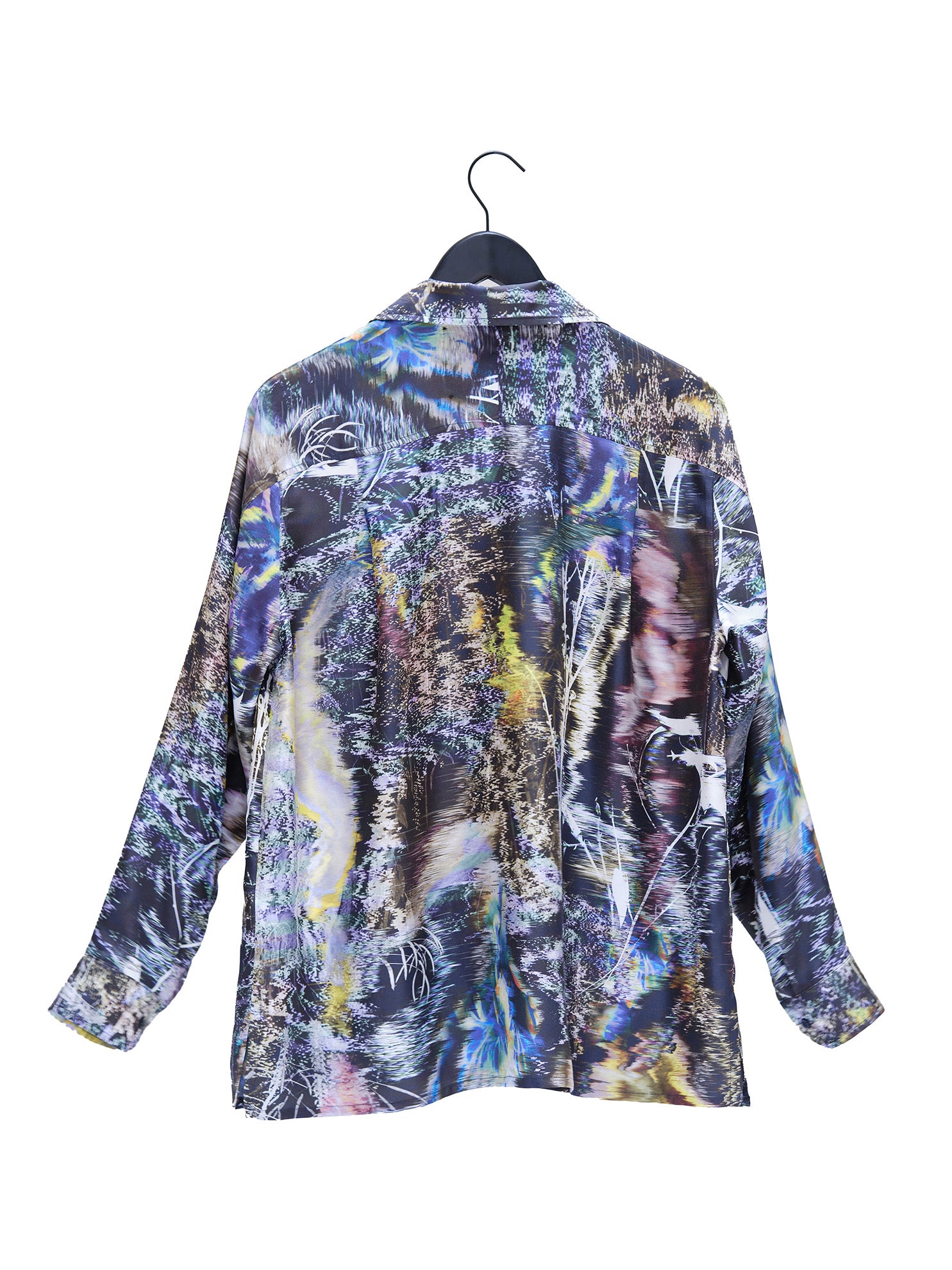 Christine Phung Alpha Glitch chemise soie imprimée
