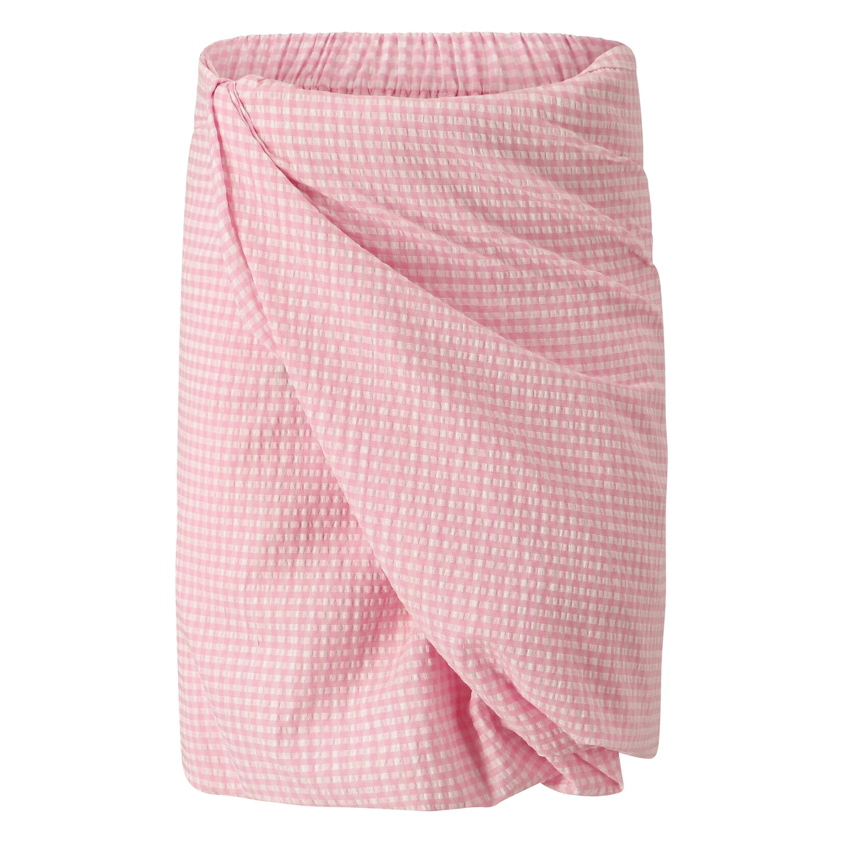 Jean-Paul Lespagnard Skirts jupe Lungi vichy seersucker