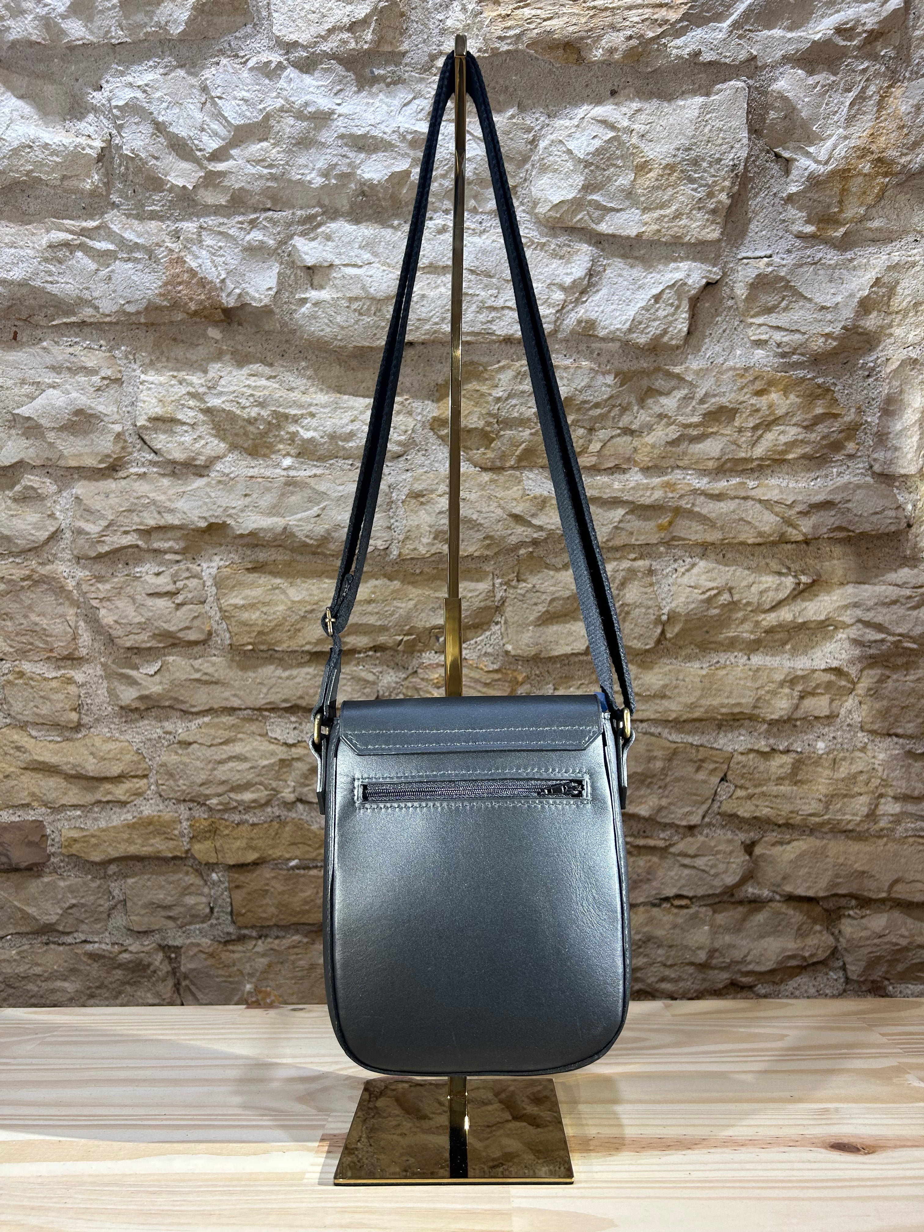La Bagagerie Victorine Baise-en-ville sac bandoulière cuir 20x15