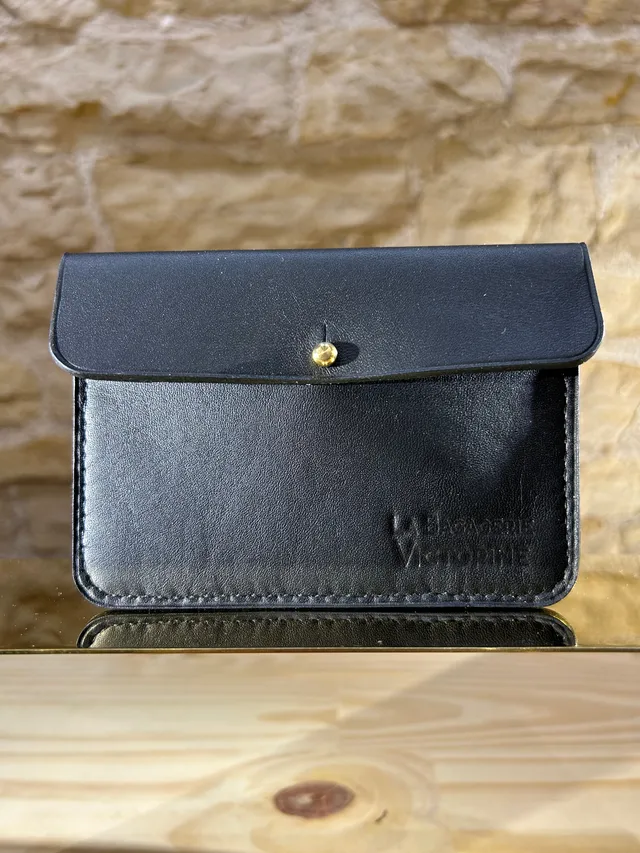 La Bagagerie Victorine Petite Maroquinerie Le Basic portefeuille cuir