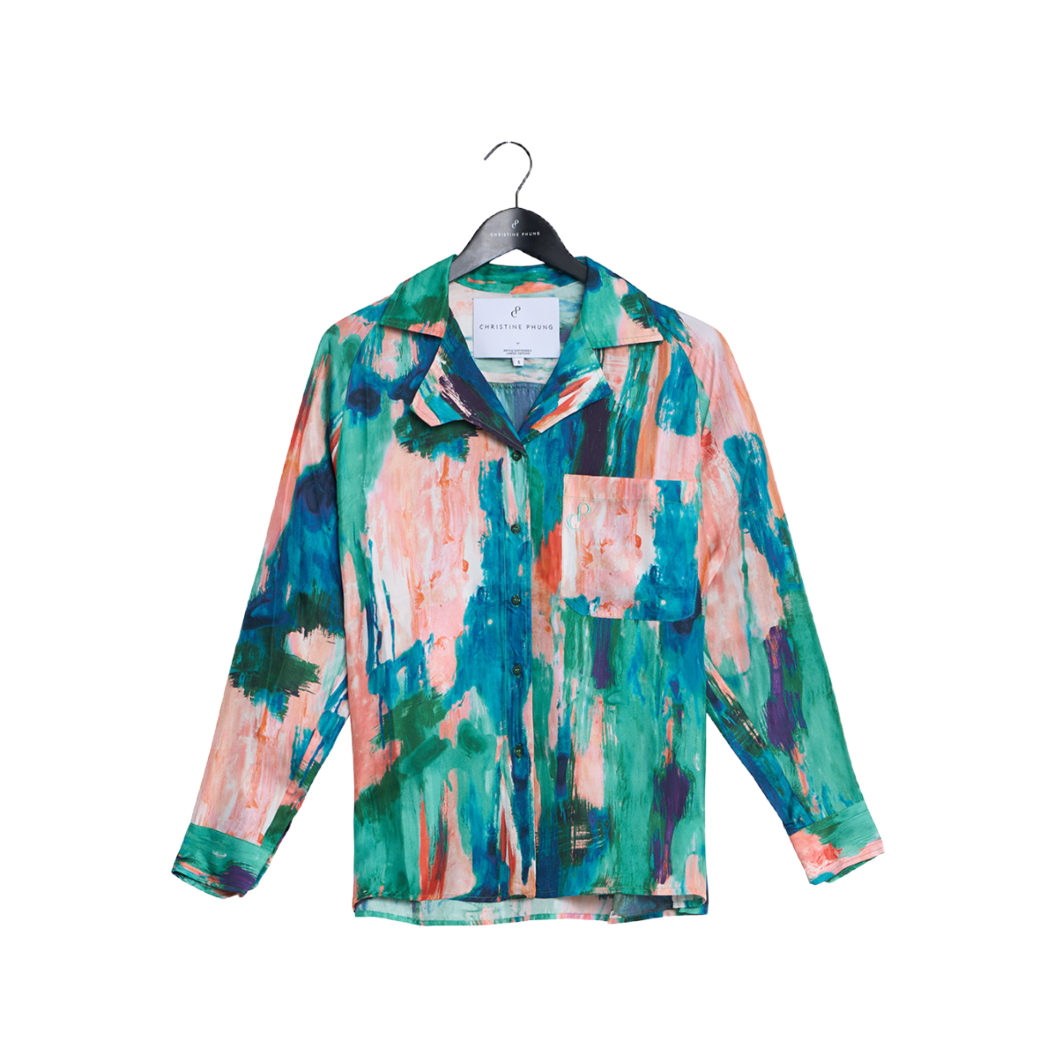Christine Phung Alpha Aura chemise soie twill édition limitée
