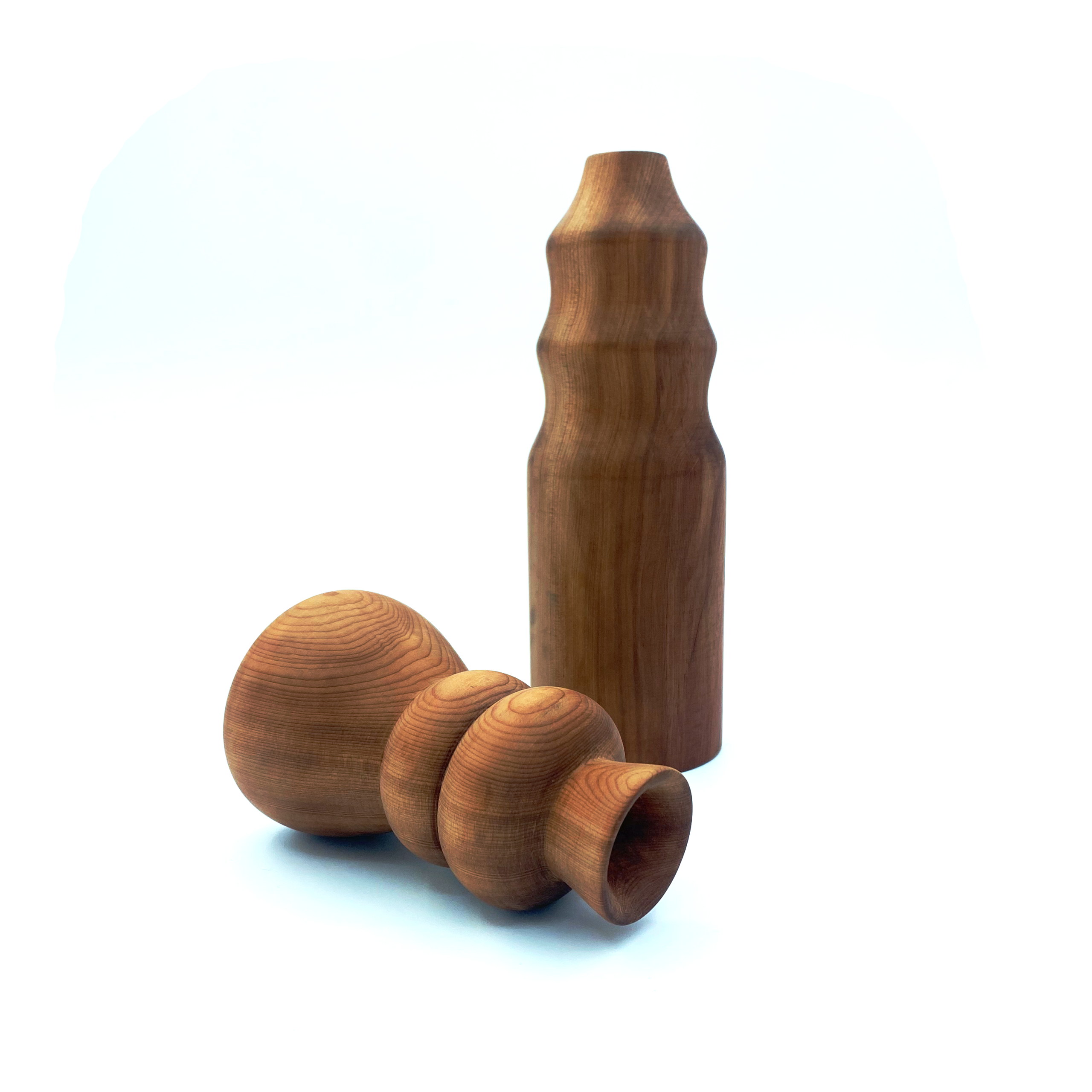 Jean-Paul Lespagnard Wood Object #1 vase bois cèdre
