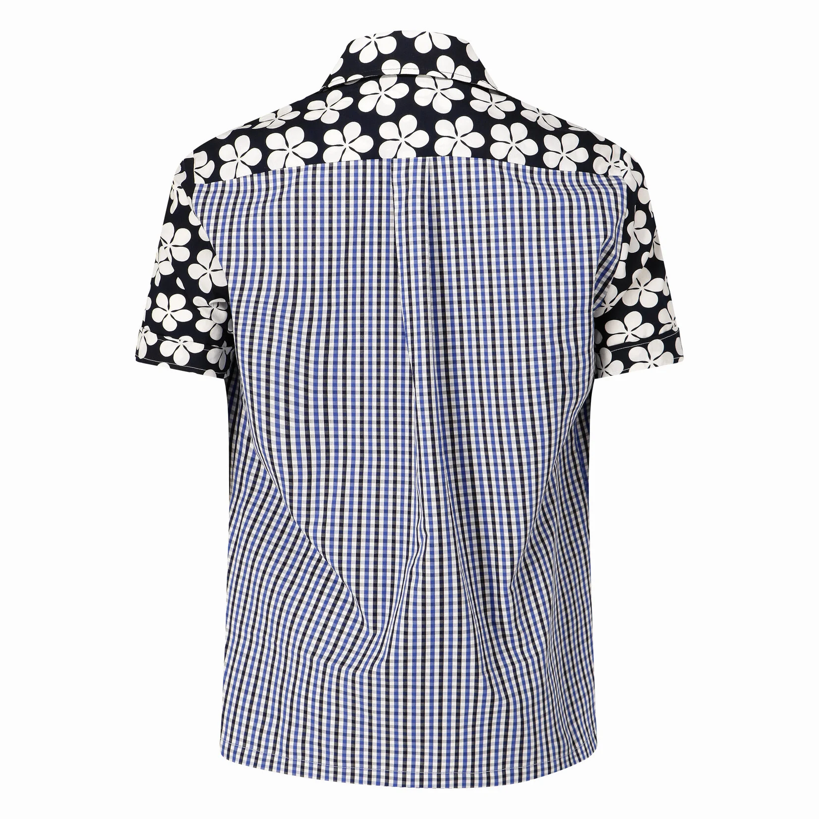 Jean-Paul Lespagnard Exclusive Series chemise coton carreaux fleurs