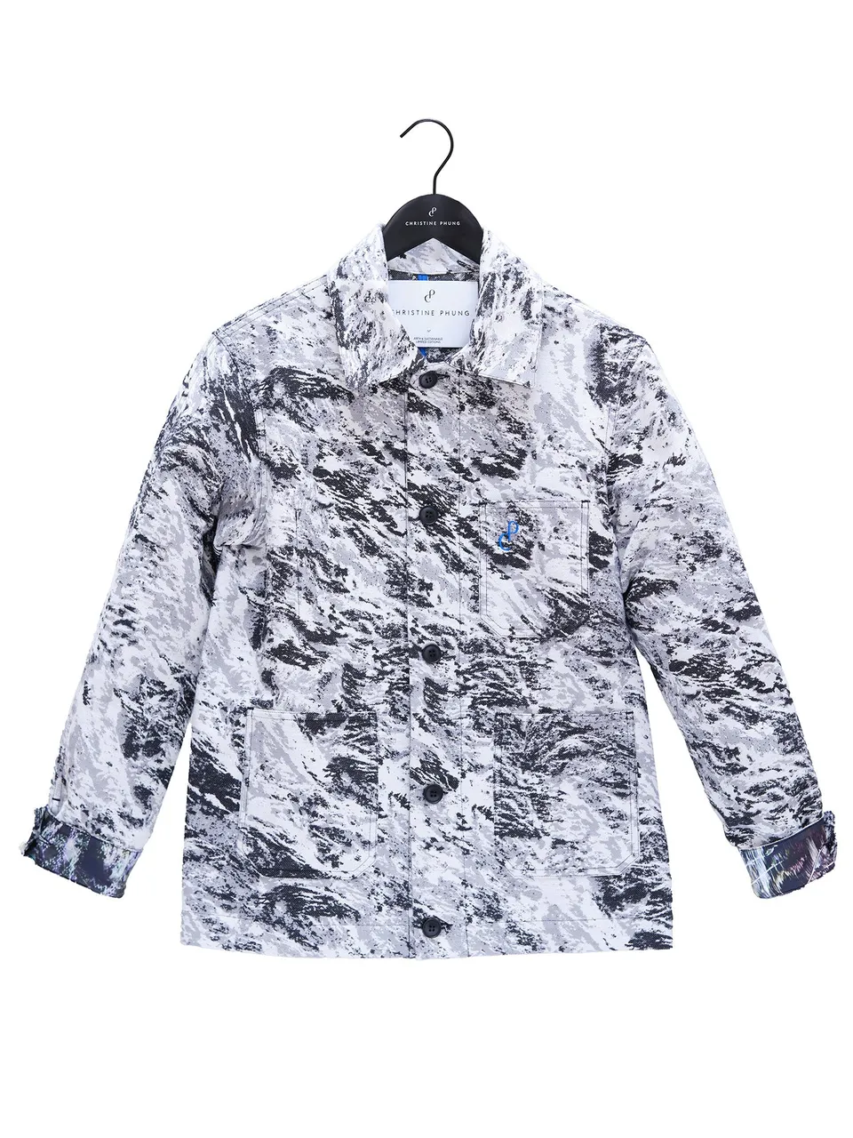 Christine Phung Veste Zebra jacquard veste femme édition limitée
