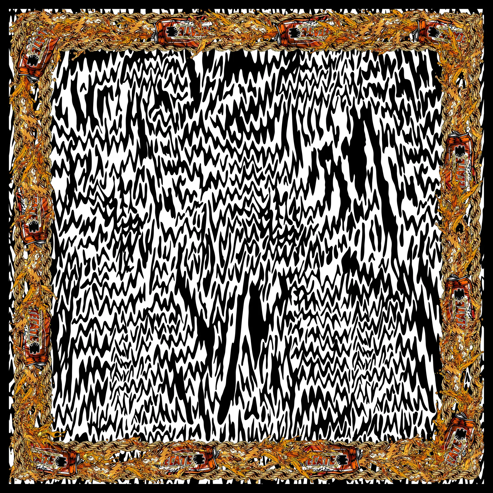 Jean-Paul Lespagnard Extra Toile Beer Zebra grand format