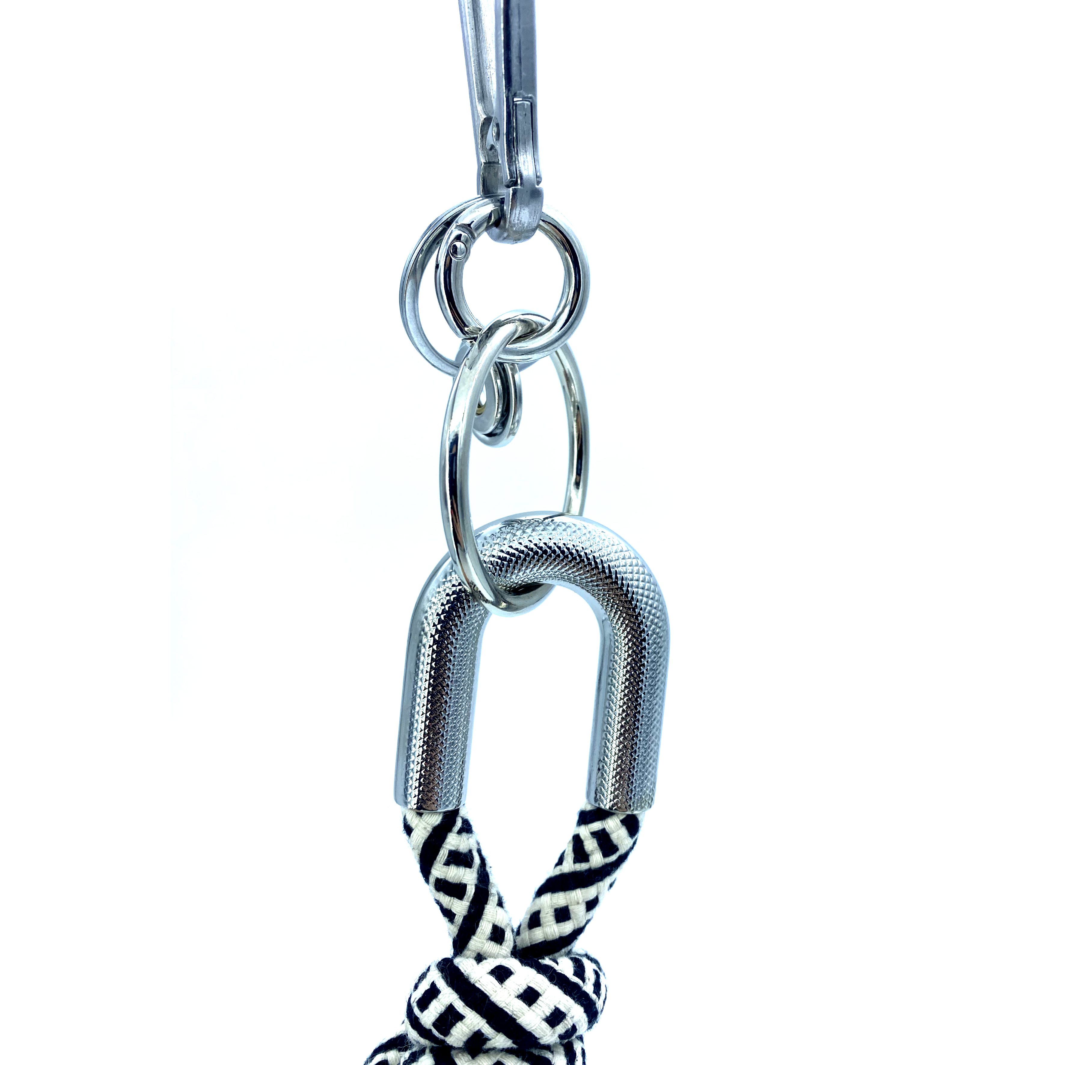 JeanPaul Lespagnard Jewelry Climber Knot porte-clés blanc