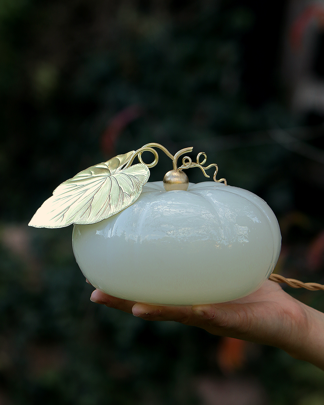 KIM JUDE Botanica Péponida lampe verre série limitée