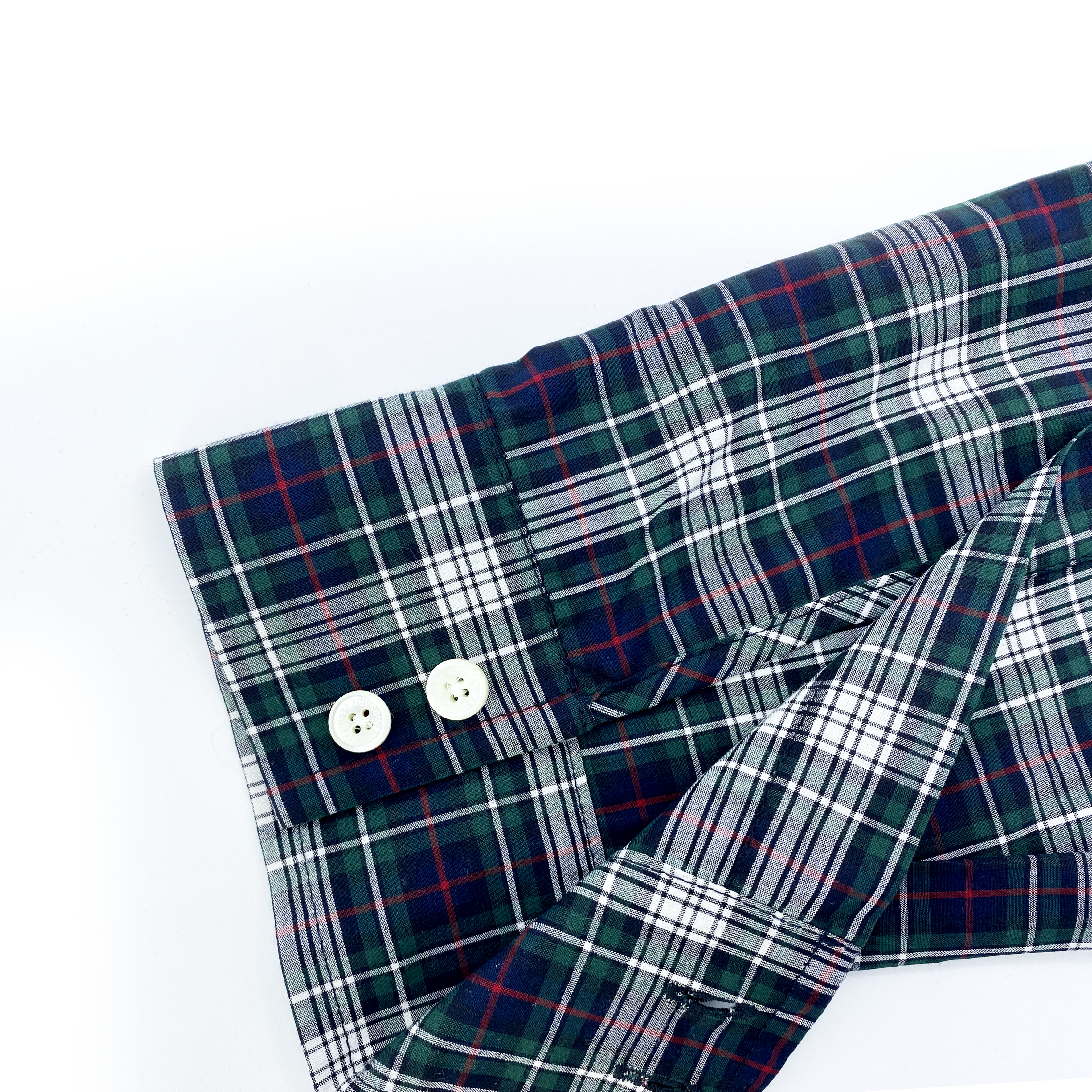 Jean-Paul Lespagnard Shirts Paire de manches carreaux écossais