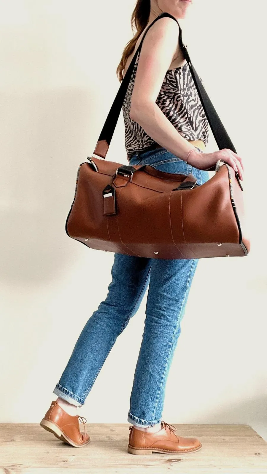 La Bagagerie Victorine Bagage cabine 48H sac voyage cuir