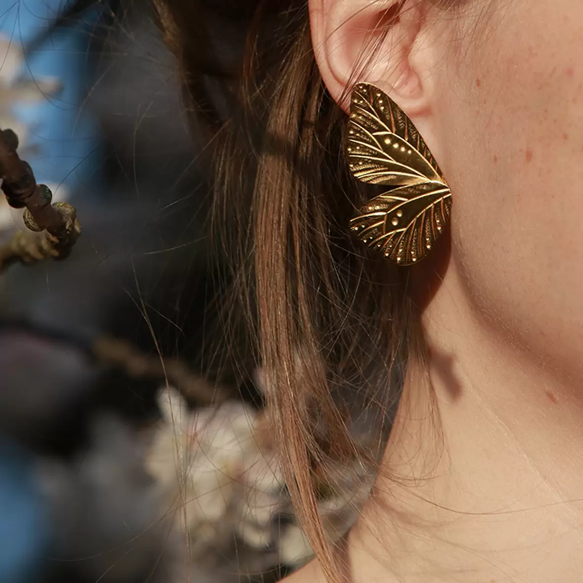 KIM JUDE Boucles Monarque boucles d’oreilles légères