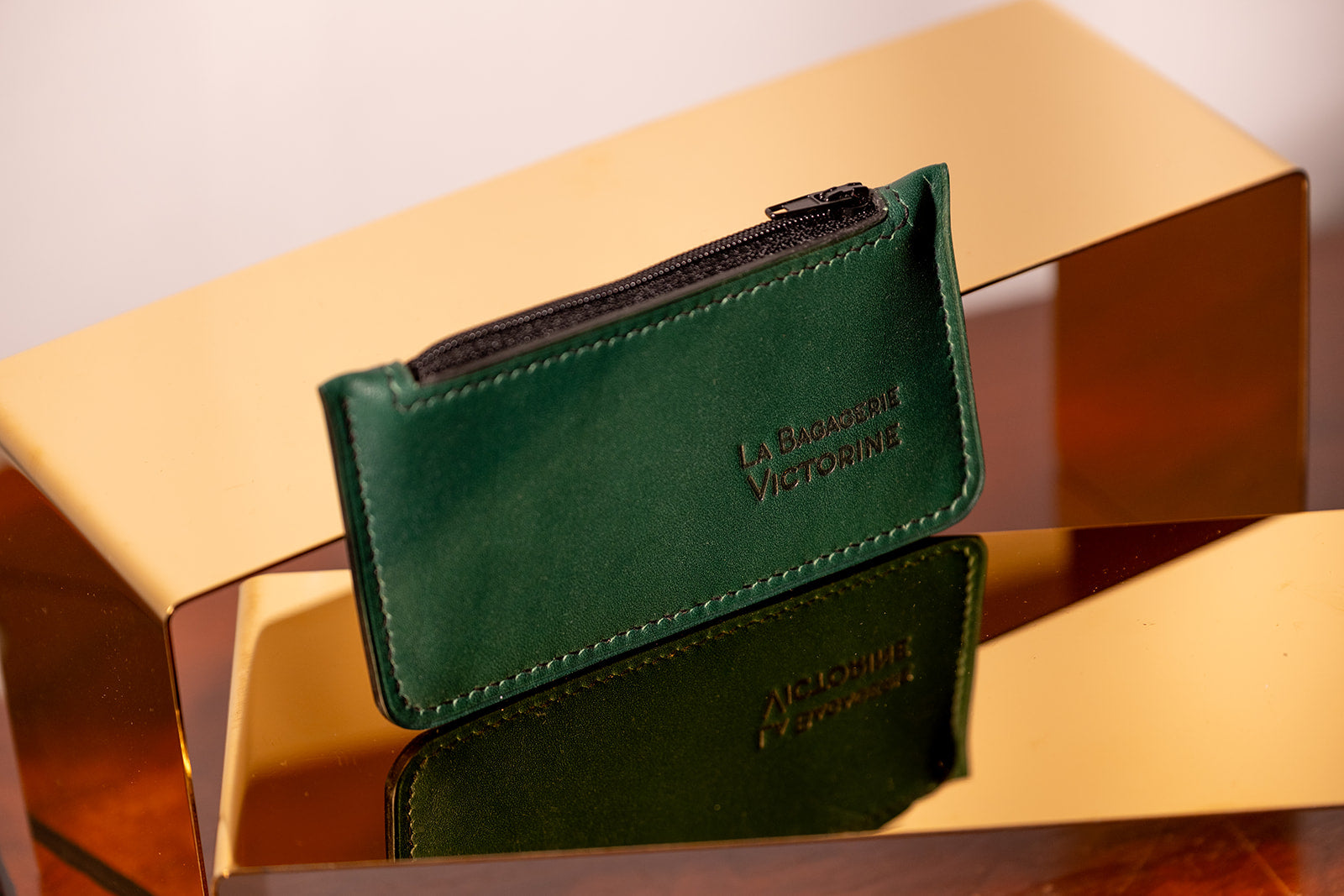 La Bagagerie Victorine Petite Maroquinerie Le Classique porte-monnaie cuir