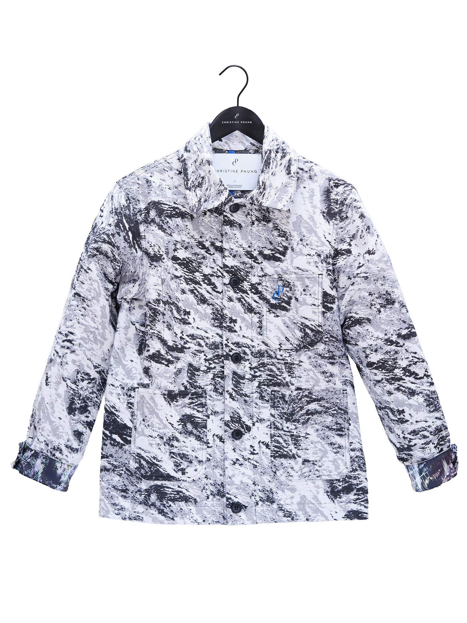 Christine Phung Veste Zebra jacquard veste femme édition limitée