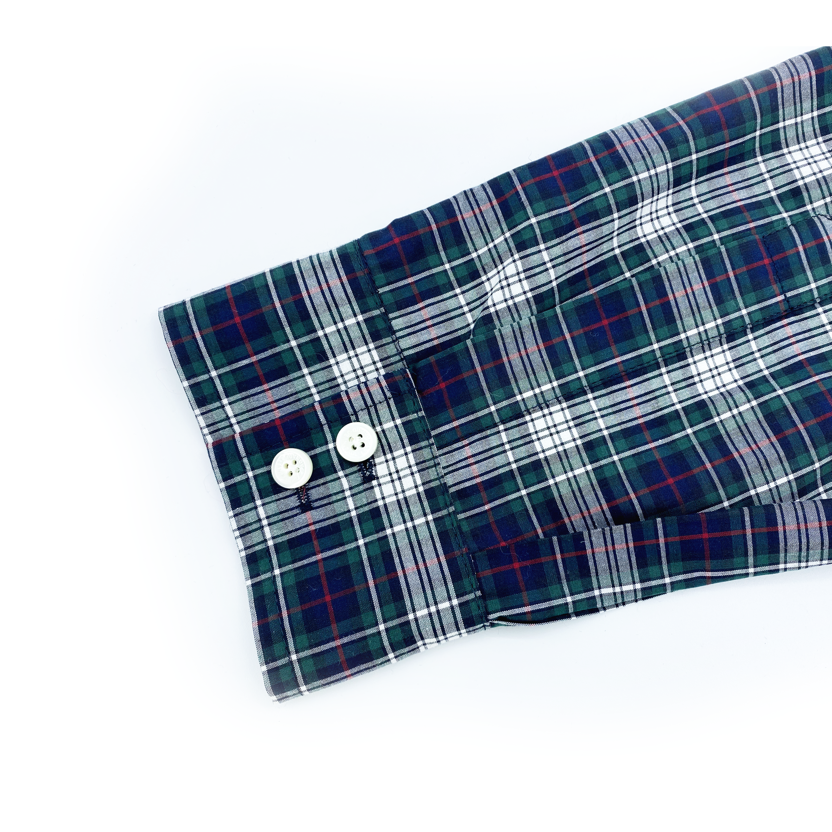 Jean-Paul Lespagnard Shirts Paire de manches carreaux écossais