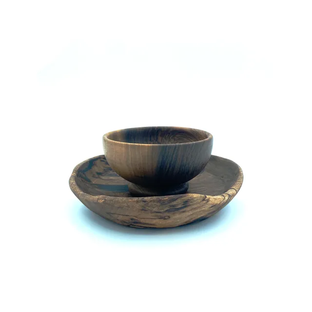 Jean-Paul Lespagnard Wood Object #4 bol assiette bois cèdre
