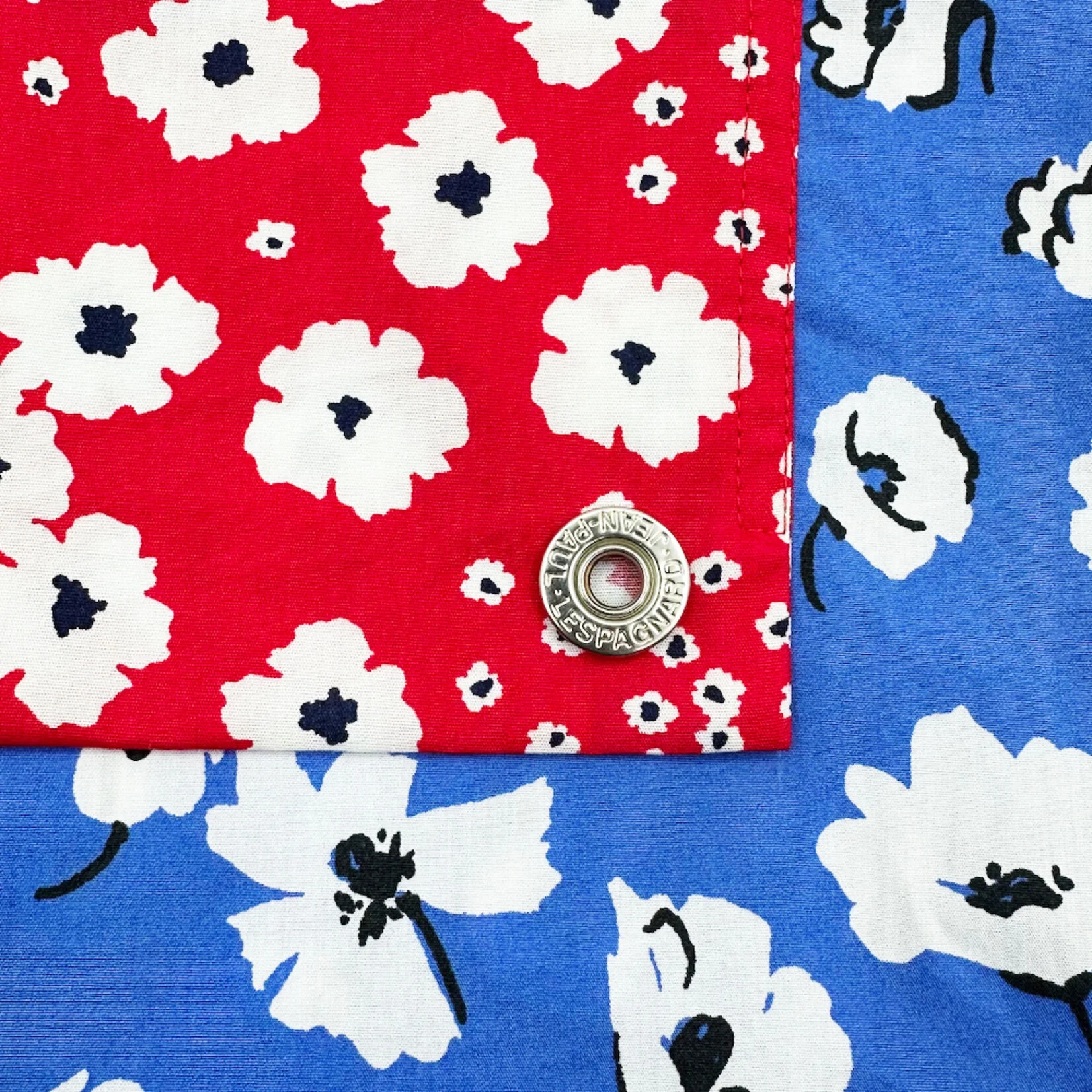 Jean-Paul Lespagnard Exclusive Series chemise coton bleu fleurs
