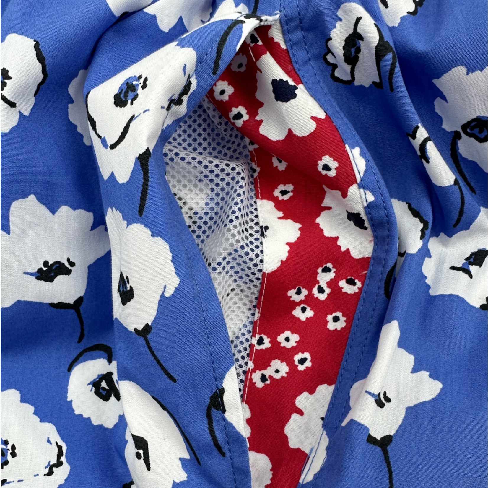 Jean Paul Lespagnard Exclusive Series short bleu fleurs