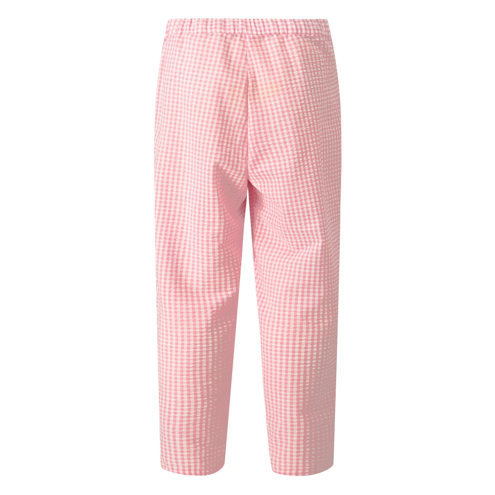 Jean-Paul Lespagnard Trousers pantalon vichy seersucker