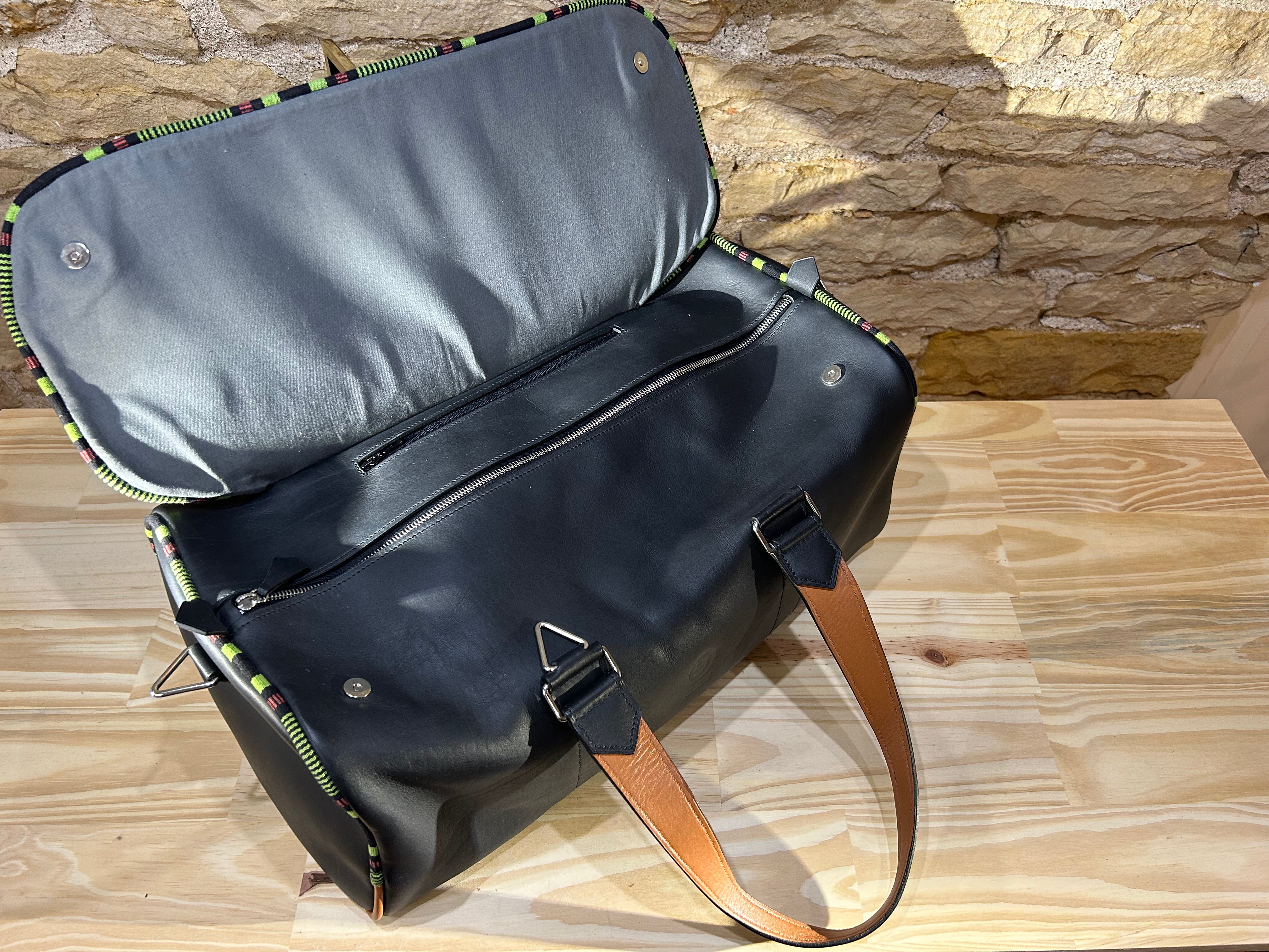 La Bagagerie Victorine 48h bagage cabine cuir veau 50x25