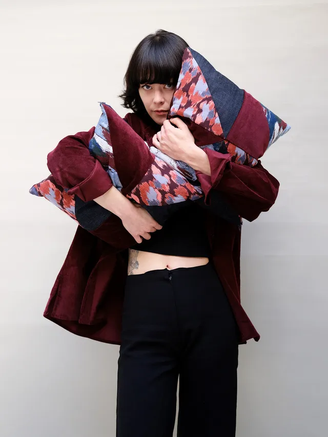 Christine Phung Coussin Patchworks housse + coussin édition limitée