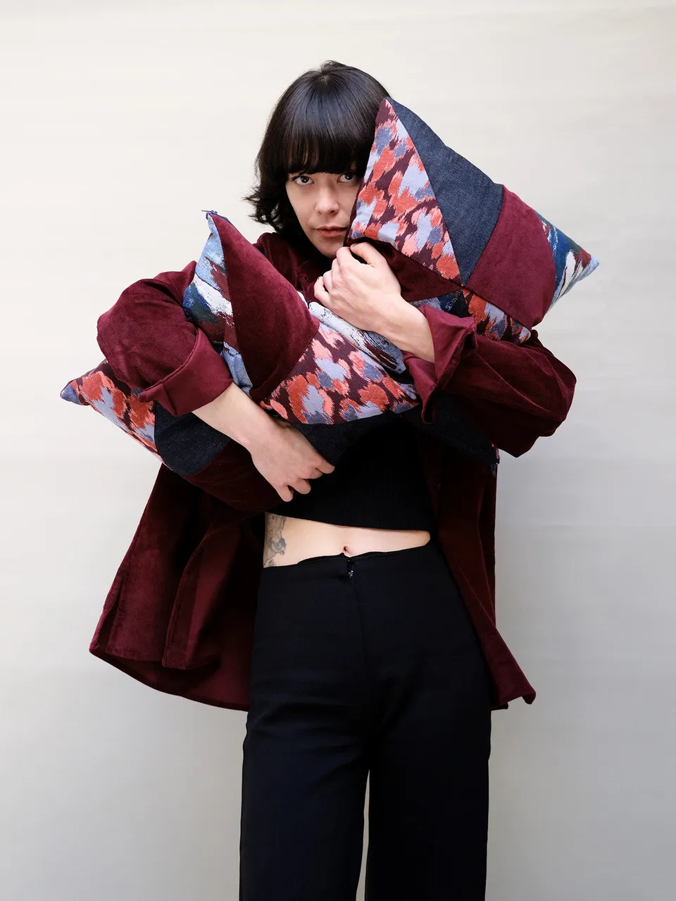 Christine Phung Coussin Patchworks housse + coussin édition limitée