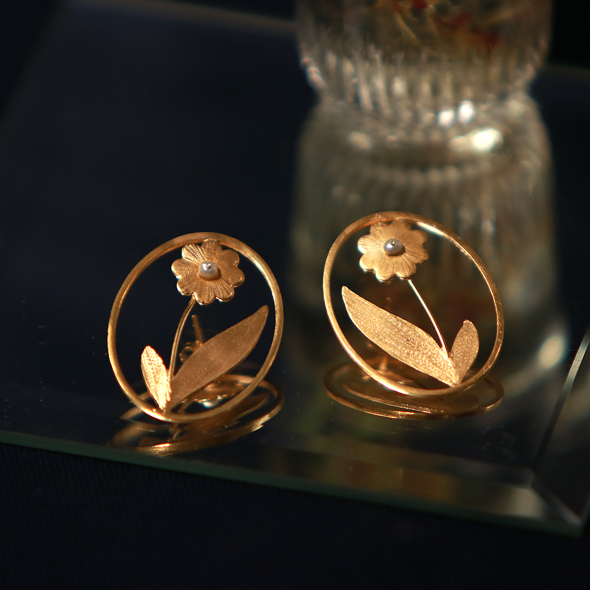Kim Jude Fleurettes boucles d'oreilles fleurs légères