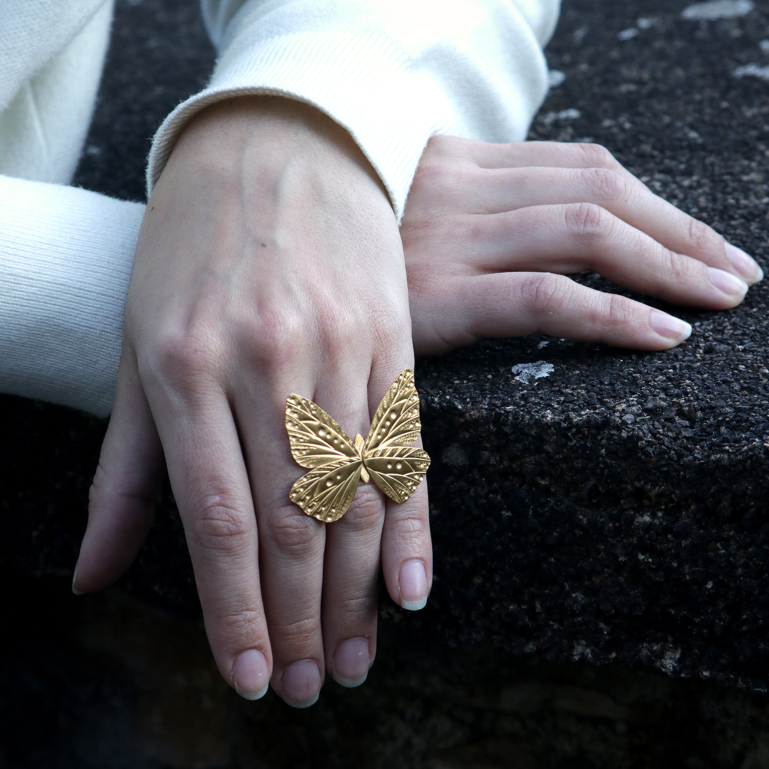 KIM JUDE Monarque bague fantaisie légère