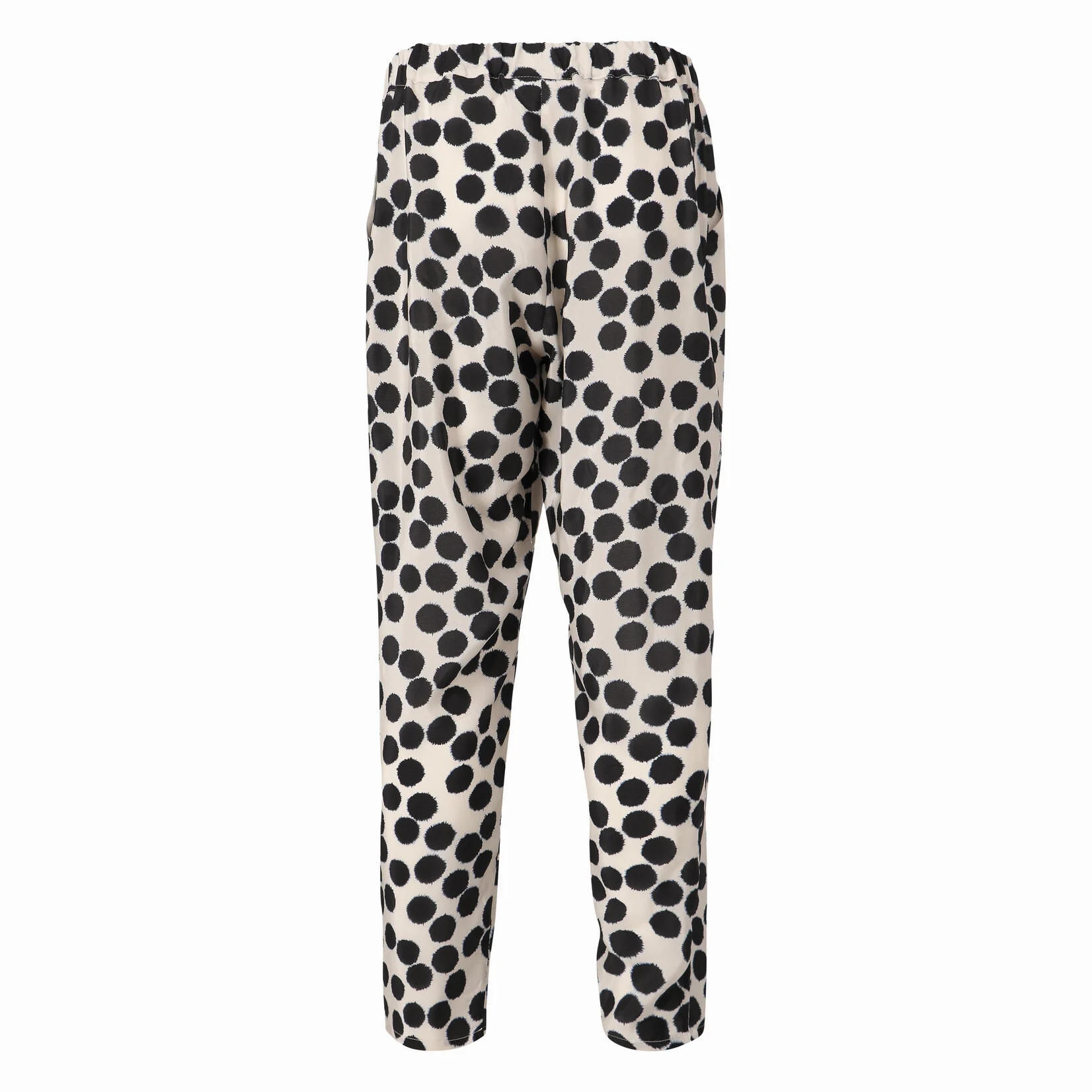Jean-Paul Lespagnard Trousers Polka Dots pantalon pois noir blanc