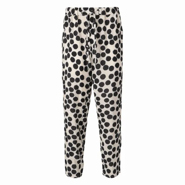 Jean-Paul Lespagnard Trousers Polka Dots pantalon pois noir blanc