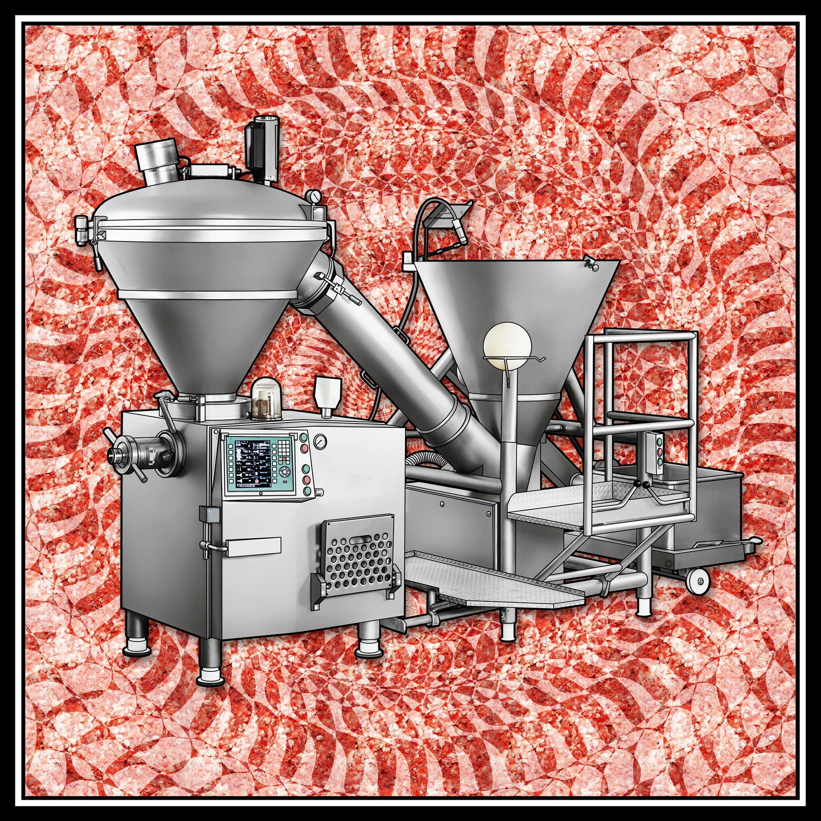 Jean-Paul Lespagnard Meat Machine pièce Extra Size édition