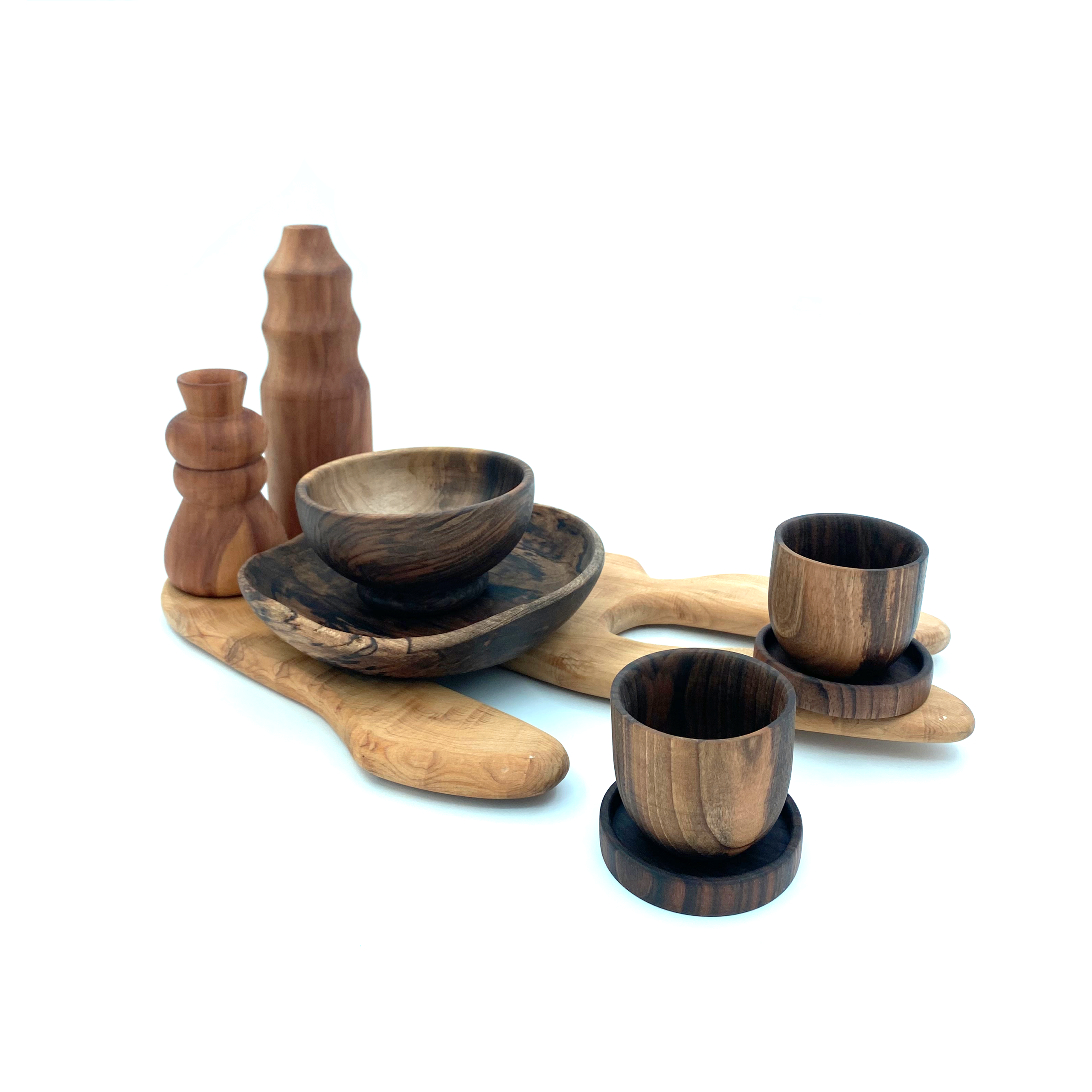 Jean Paul Lespagnard Wood Object #6 coupelle cèdre