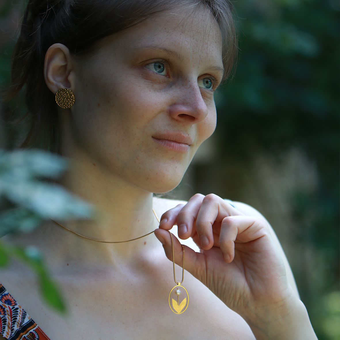 KIM JUDE Colliers Tulipe collier léger floral