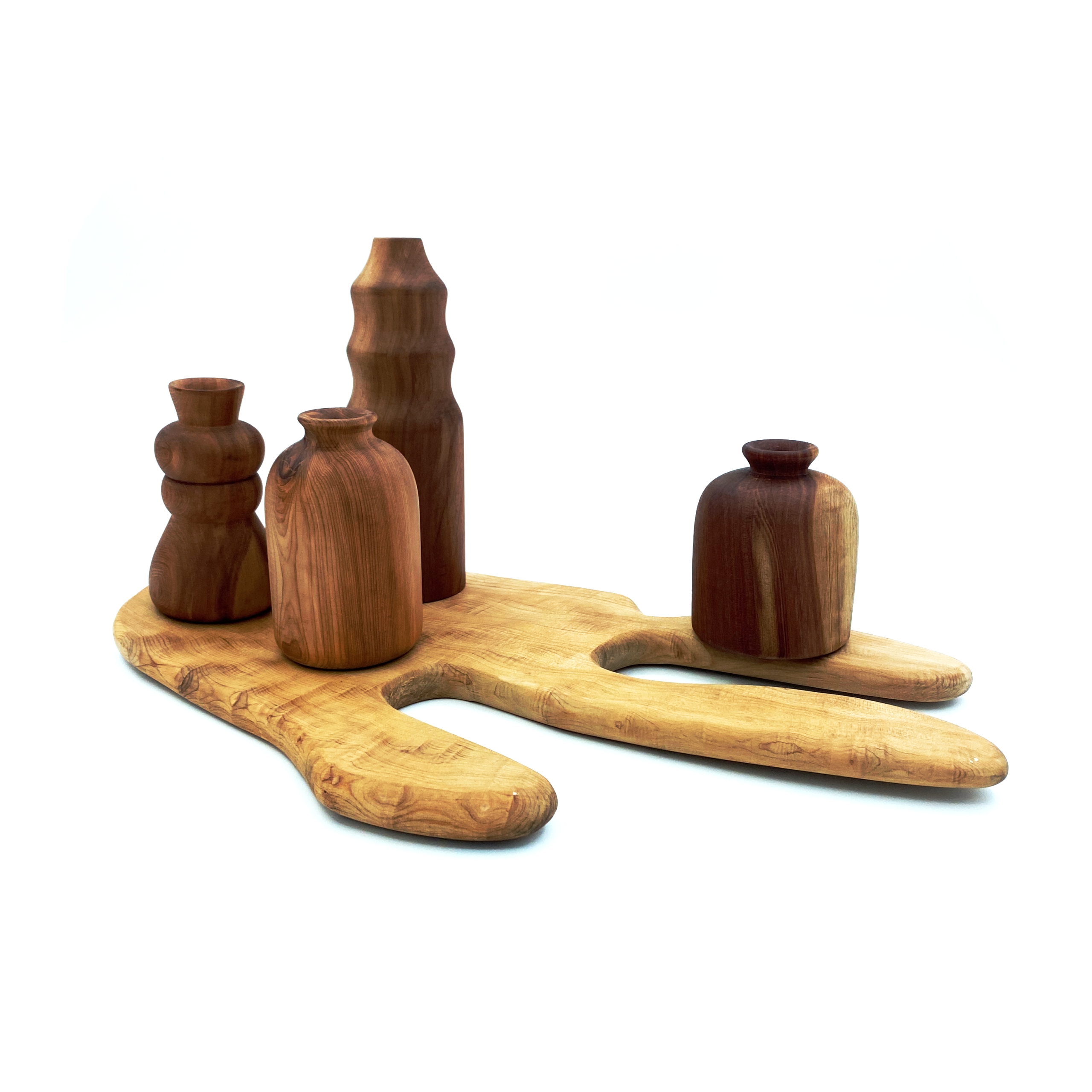 Jean-Paul Lespagnard Objet déco Vase bois de cèdre N°2